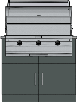 Grill Cabinets